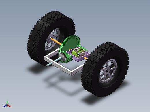 差速器模型及运动仿真3D缩略图