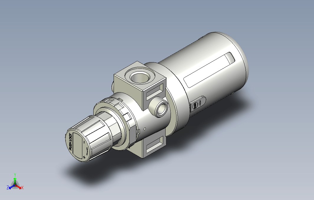 气源处理元件三点式组合3D-CFR-400-A系列