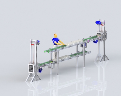 双皮带输送机 Dual Belt conveyer