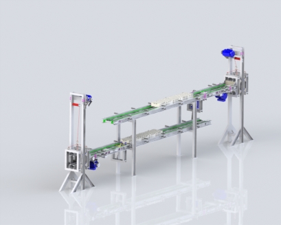 双皮带输送机 Dual Belt conveyer