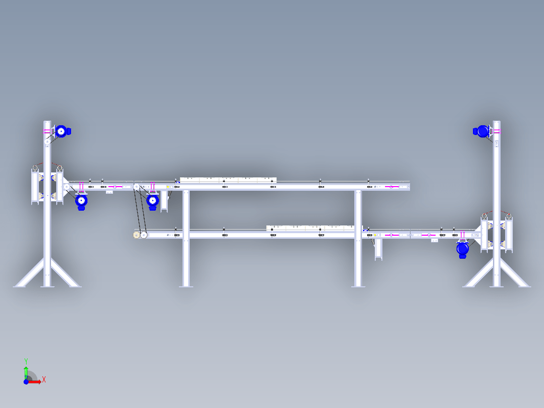 双皮带输送机 Dual Belt conveyer