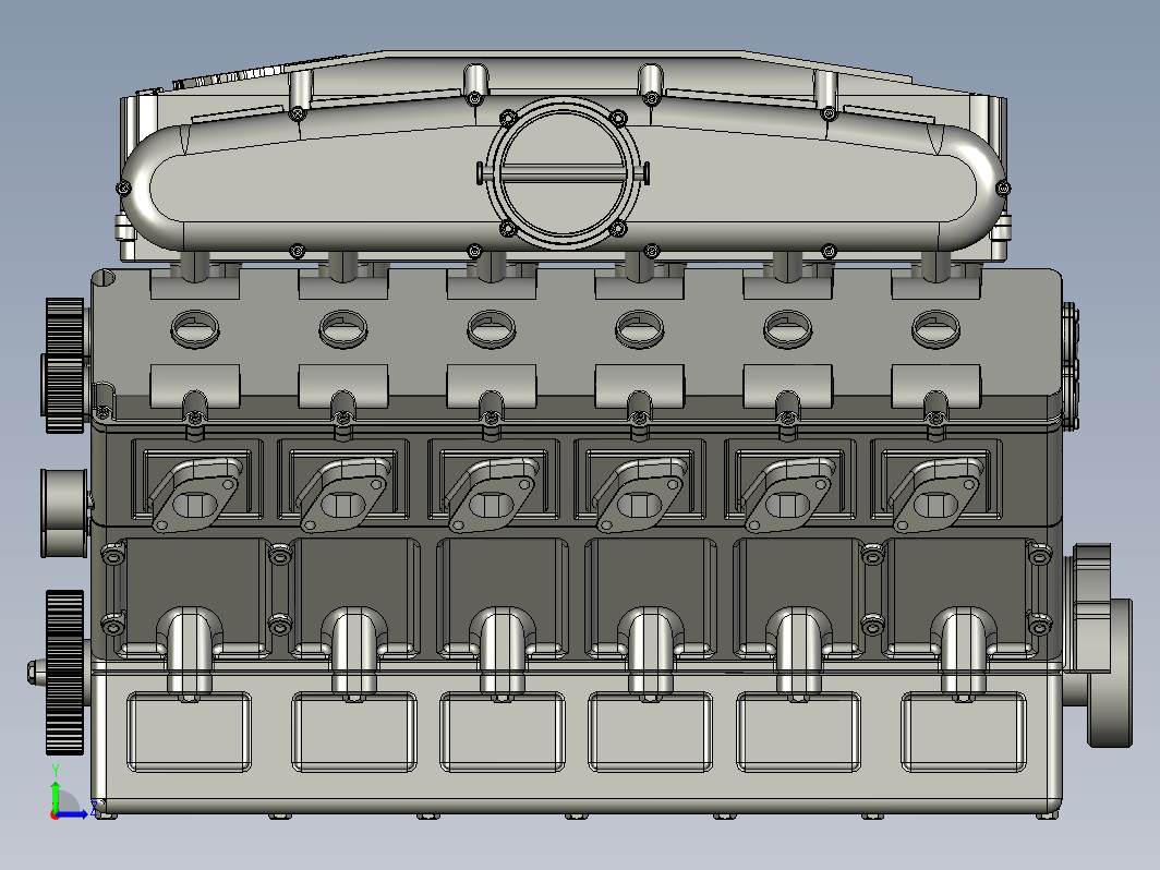 727箱体堆垛机UG设计