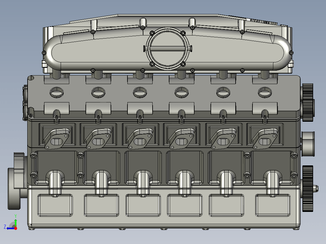 727箱体堆垛机UG设计