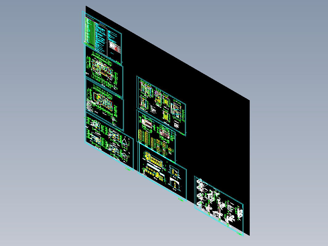 度假村别墅建筑施工图