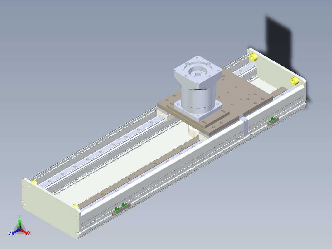 RDM270-700齿轮齿条模组 负载400kg 大负载模组 RDM270齿轮齿条模组