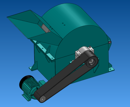 Z 机械设计饲料破碎机设计三维SW2014带参+CAD+说明书缩略图