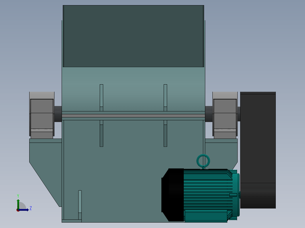 Z 机械设计饲料破碎机设计三维SW2014带参+CAD+说明书