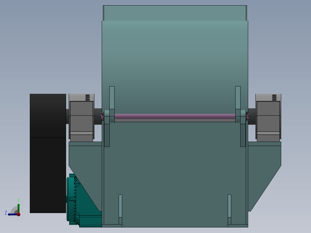 Z 机械设计饲料破碎机设计三维SW2014带参+CAD+说明书