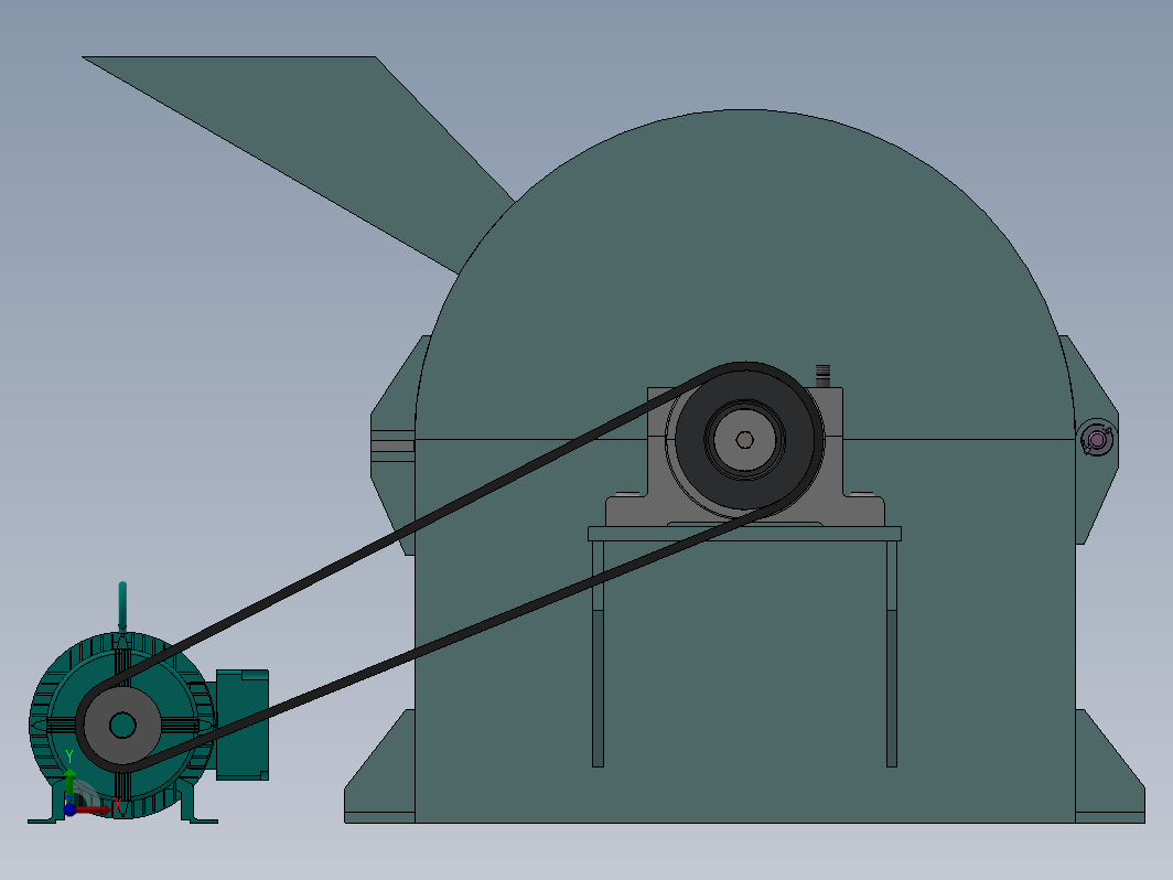 Z 机械设计饲料破碎机设计三维SW2014带参+CAD+说明书