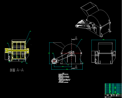 Z 机械设计饲料破碎机设计三维SW2014带参+CAD+说明书缩略图