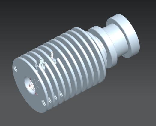 Flsun Q5 热端散热器