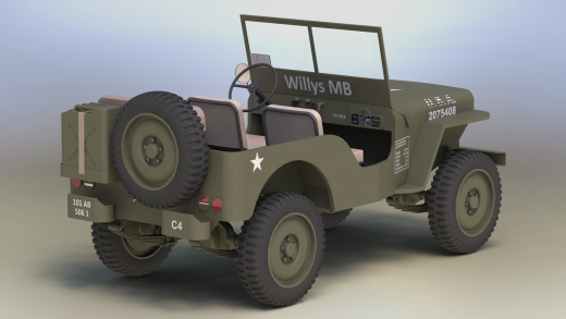 Jeep Willys MB 1942吉普车缩略图