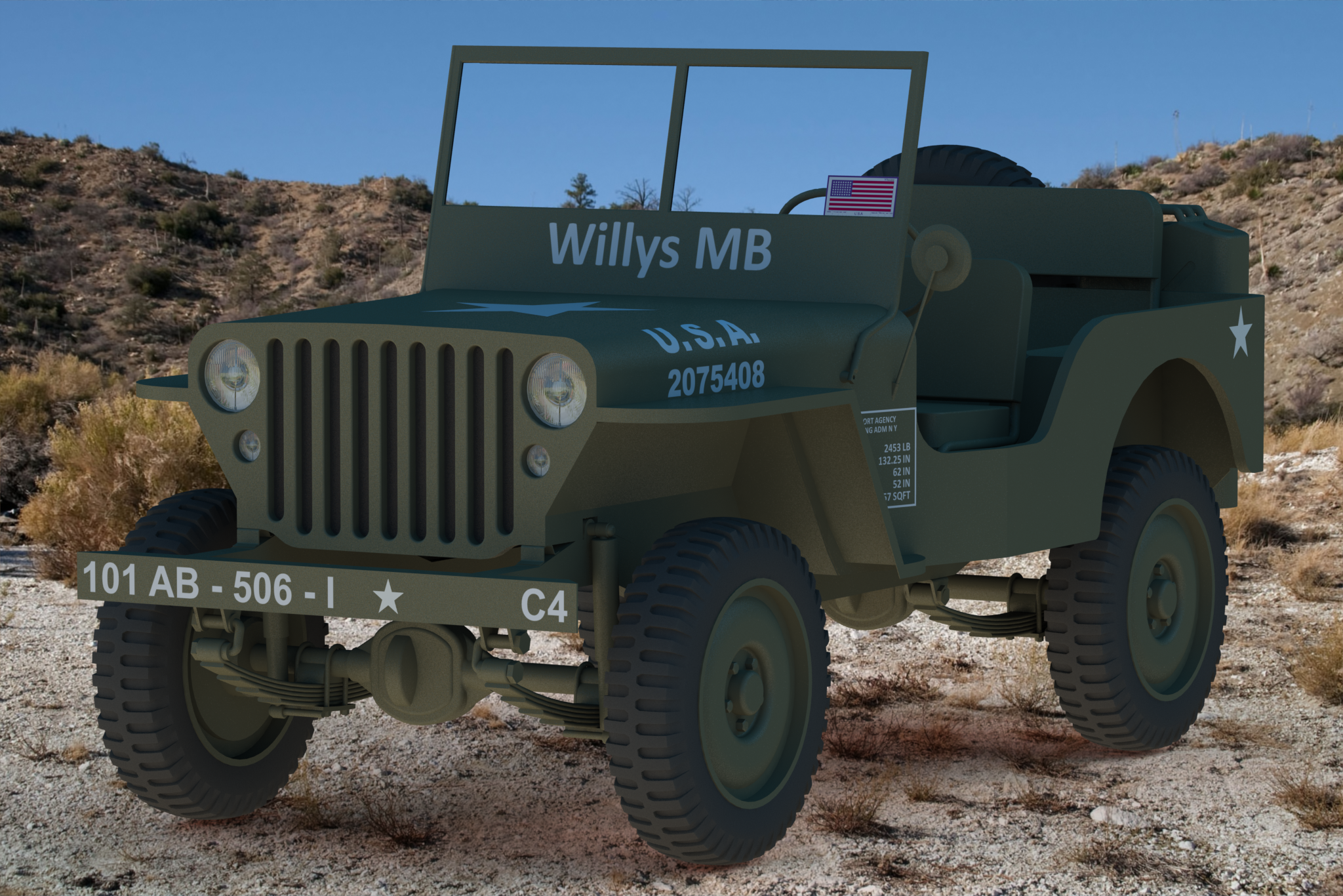 Jeep Willys MB 1942吉普车