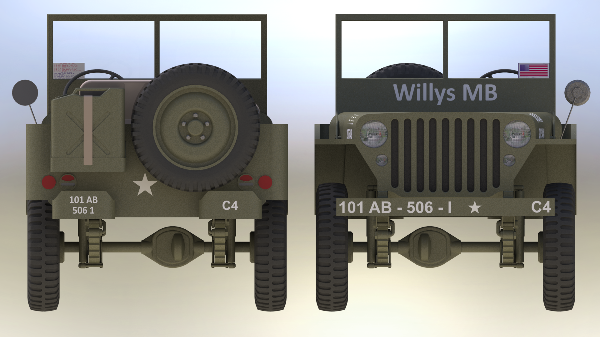 Jeep Willys MB 1942吉普车