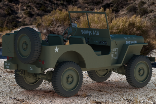Jeep Willys MB 1942吉普车缩略图