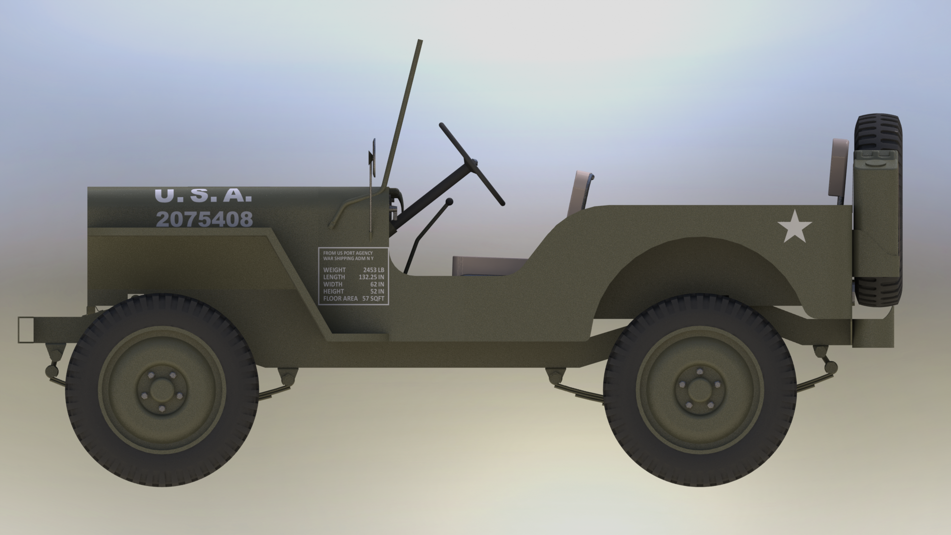 Jeep Willys MB 1942吉普车