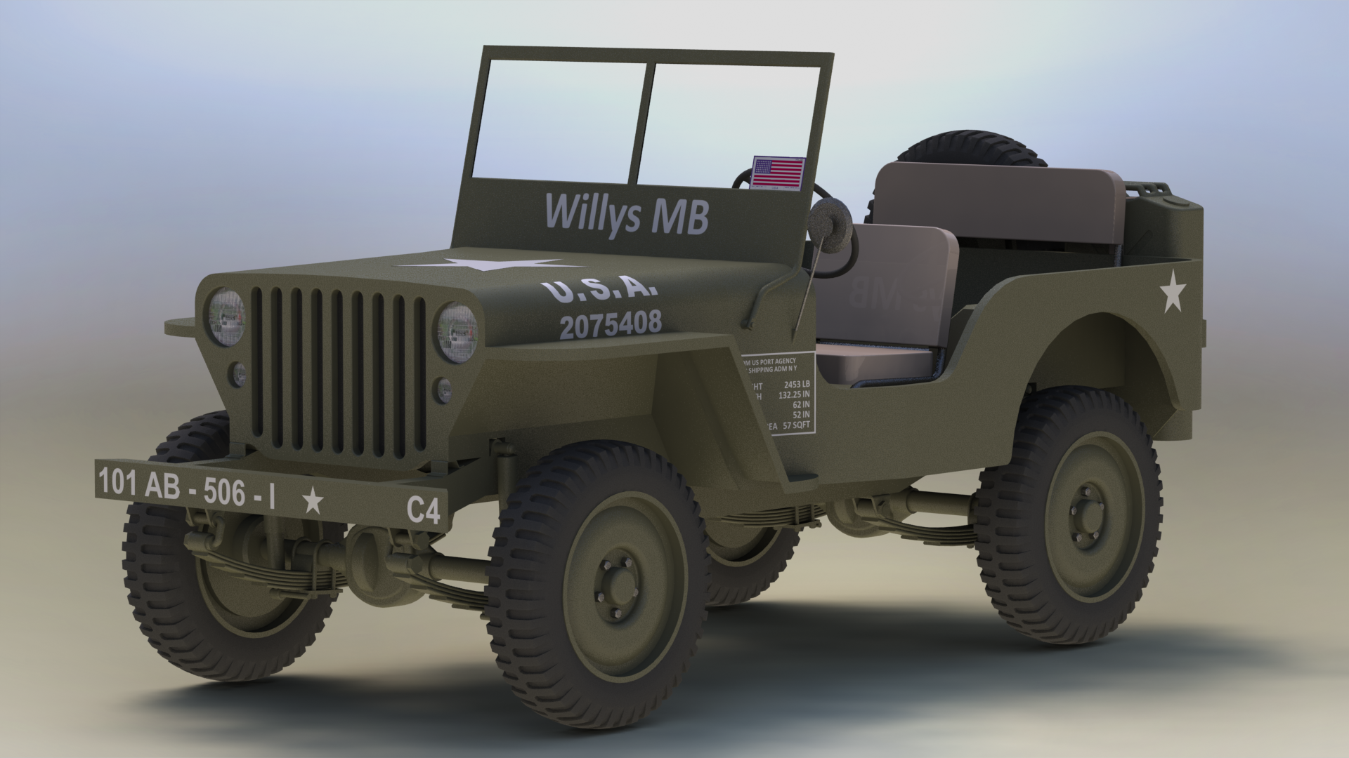 Jeep Willys MB 1942吉普车