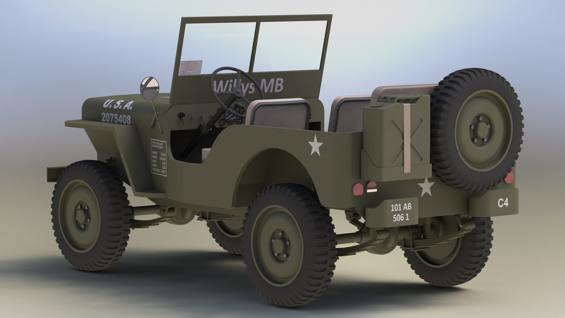 Jeep Willys MB 1942吉普车