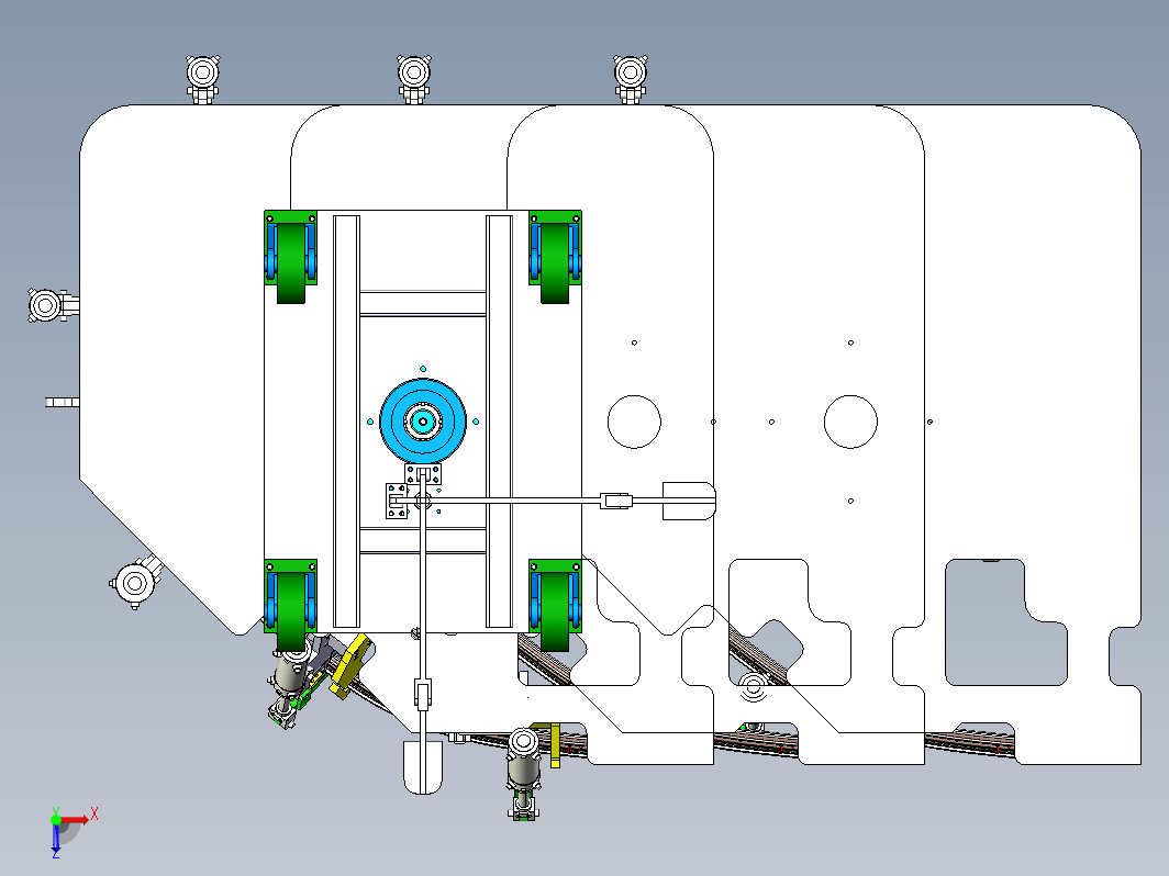 1772汽车门总成焊接夹具CATIAV5R21设计