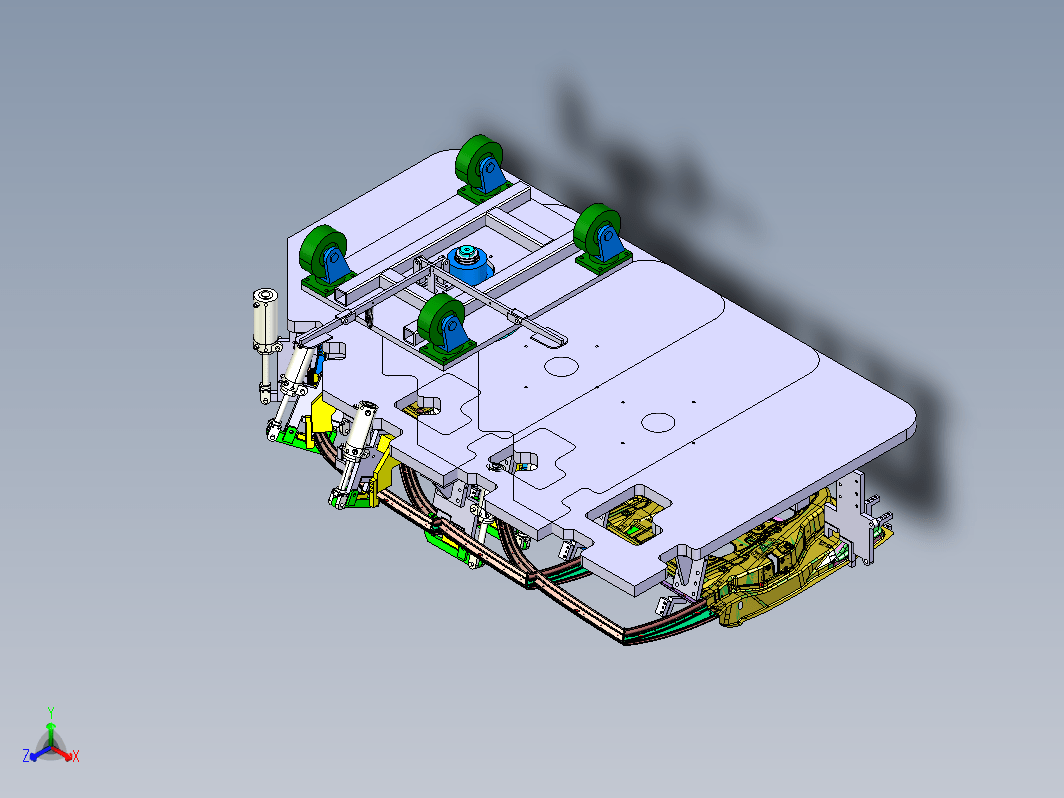 1772汽车门总成焊接夹具CATIAV5R21设计