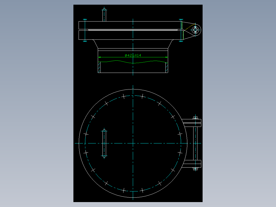 HG21518-95回转盖带颈对焊法兰人孔 A-RF-400-4.0.zip