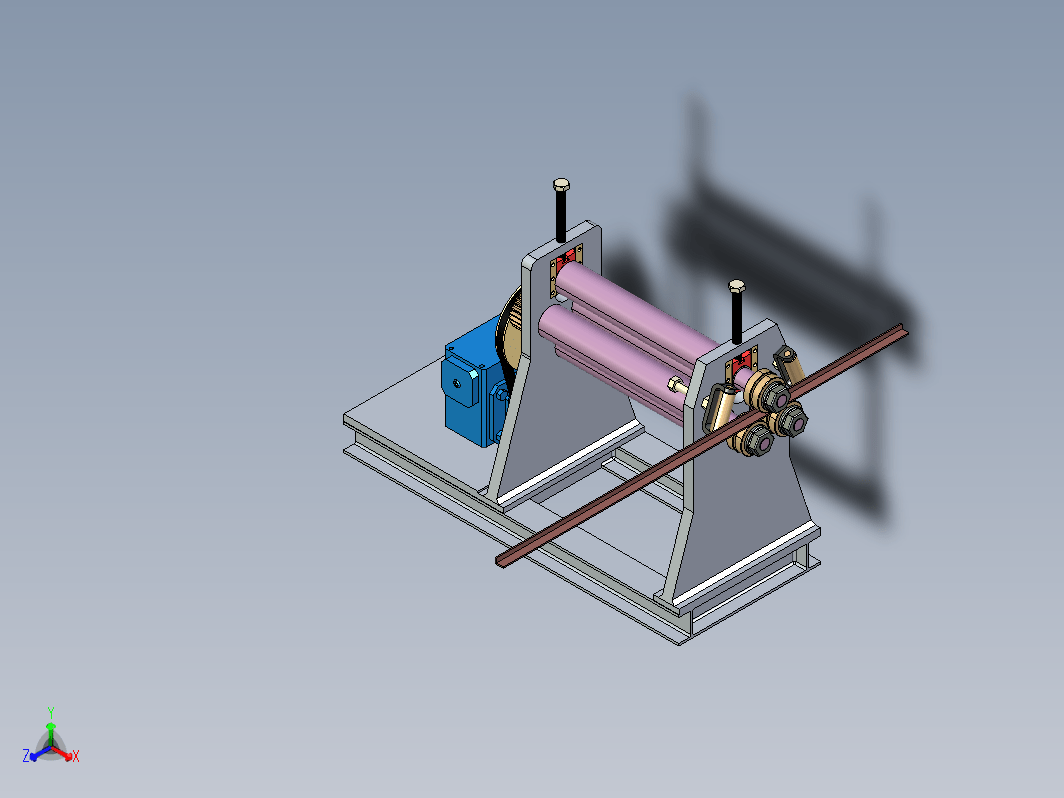 弯管机结构 Pipe Bending Machine