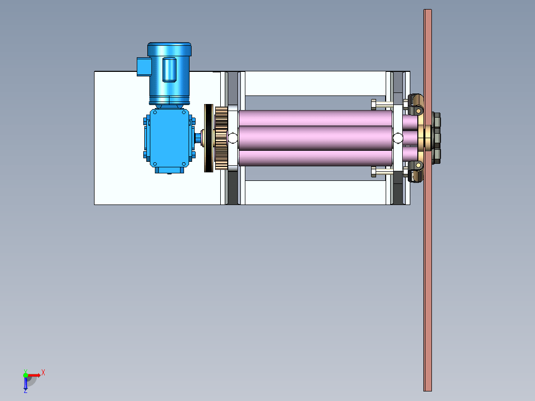 弯管机结构 Pipe Bending Machine