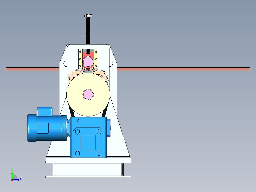 弯管机结构 Pipe Bending Machine