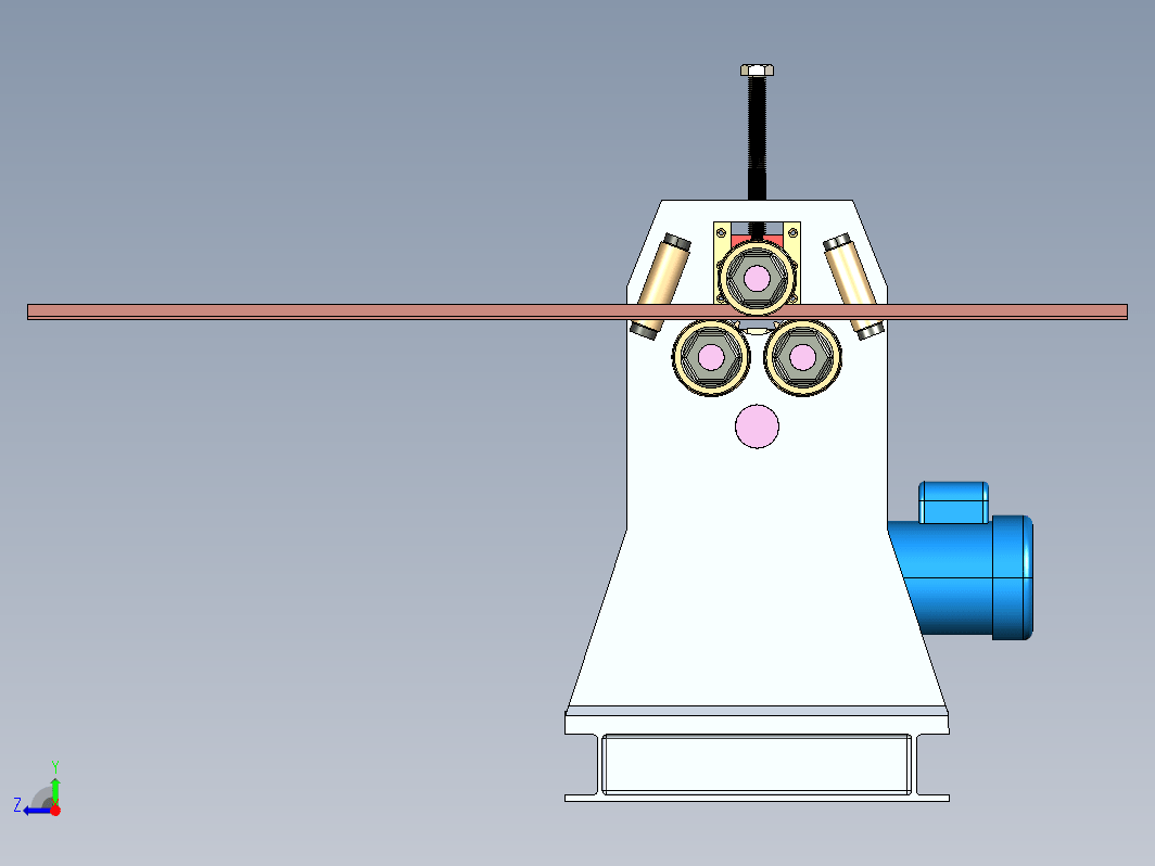 弯管机结构 Pipe Bending Machine