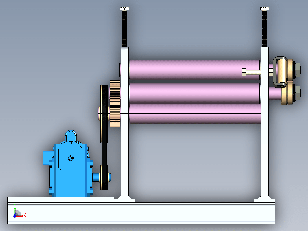 弯管机结构 Pipe Bending Machine