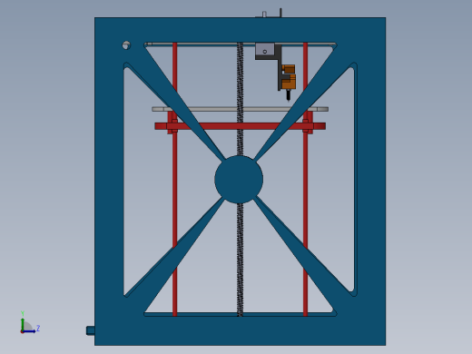 3D打印机设计建模缩略图