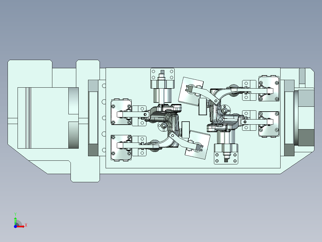641回转液压夹具（油压回转夹具）UG设计