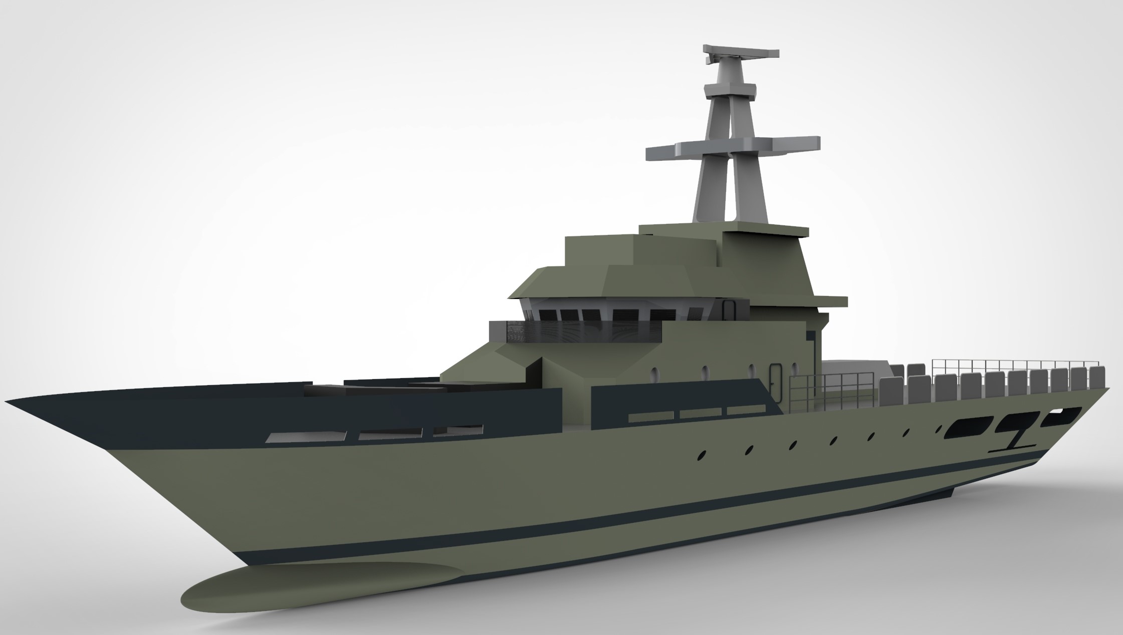 Naval Ship Model简易军舰