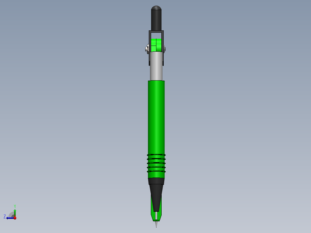 绘制指南针 3D 模型