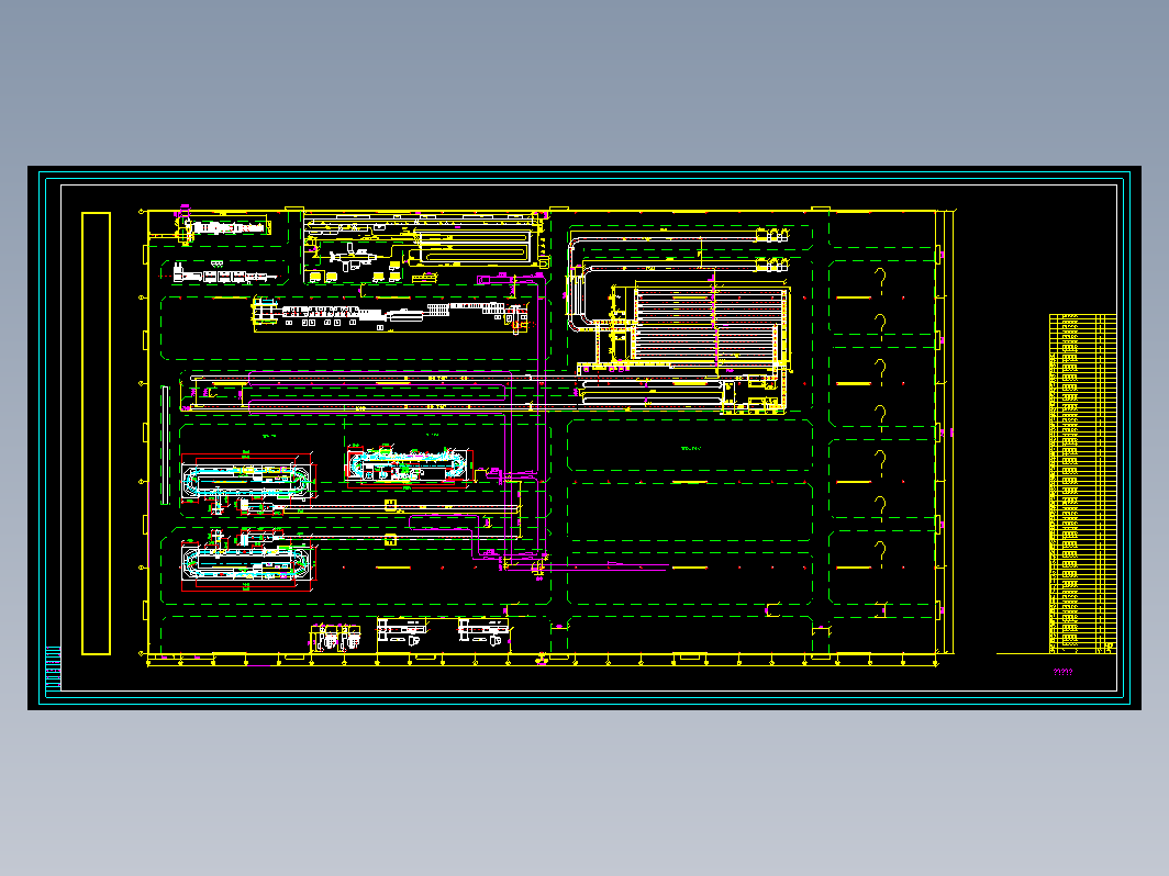小冰箱生产线   车间生产线布局图纸CAD图纸