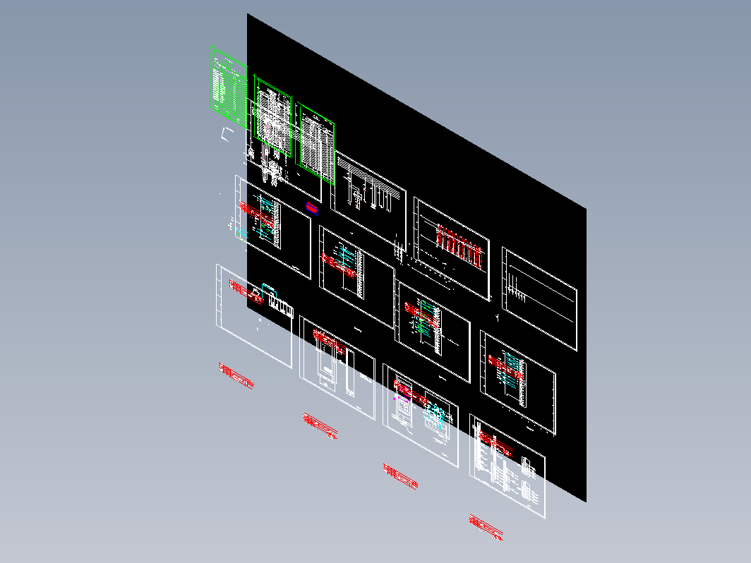 地链电控接线图纸 CAD图纸