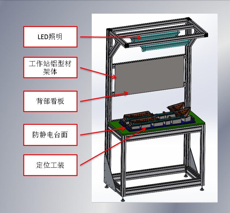 悬挂梁安装工作站