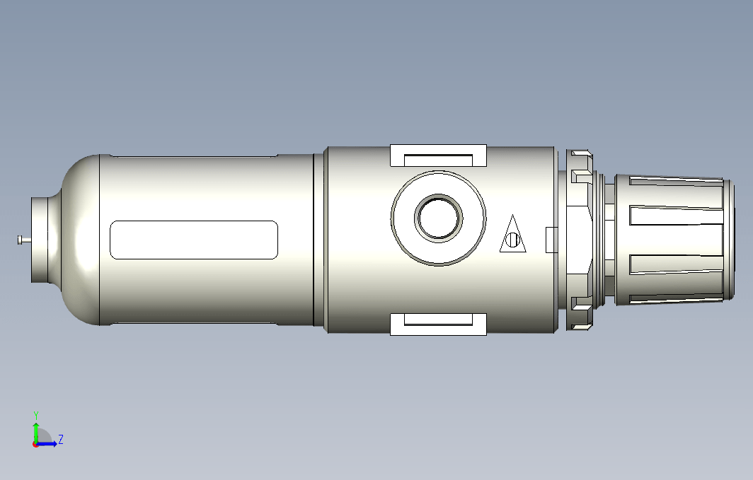 气源处理元件三点式组合3D-AFR-200-H-BG系列