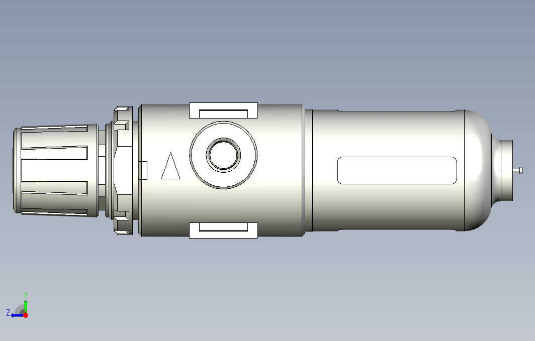 气源处理元件三点式组合3D-AFR-200-H-BG系列