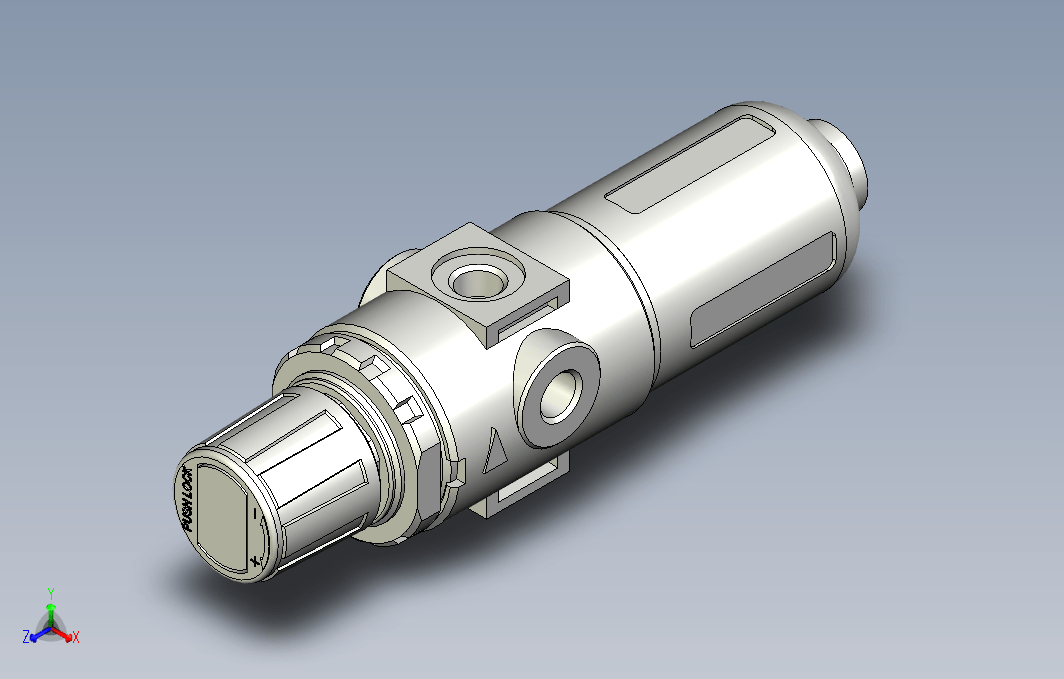 气源处理元件三点式组合3D-AFR-200-H-BG系列