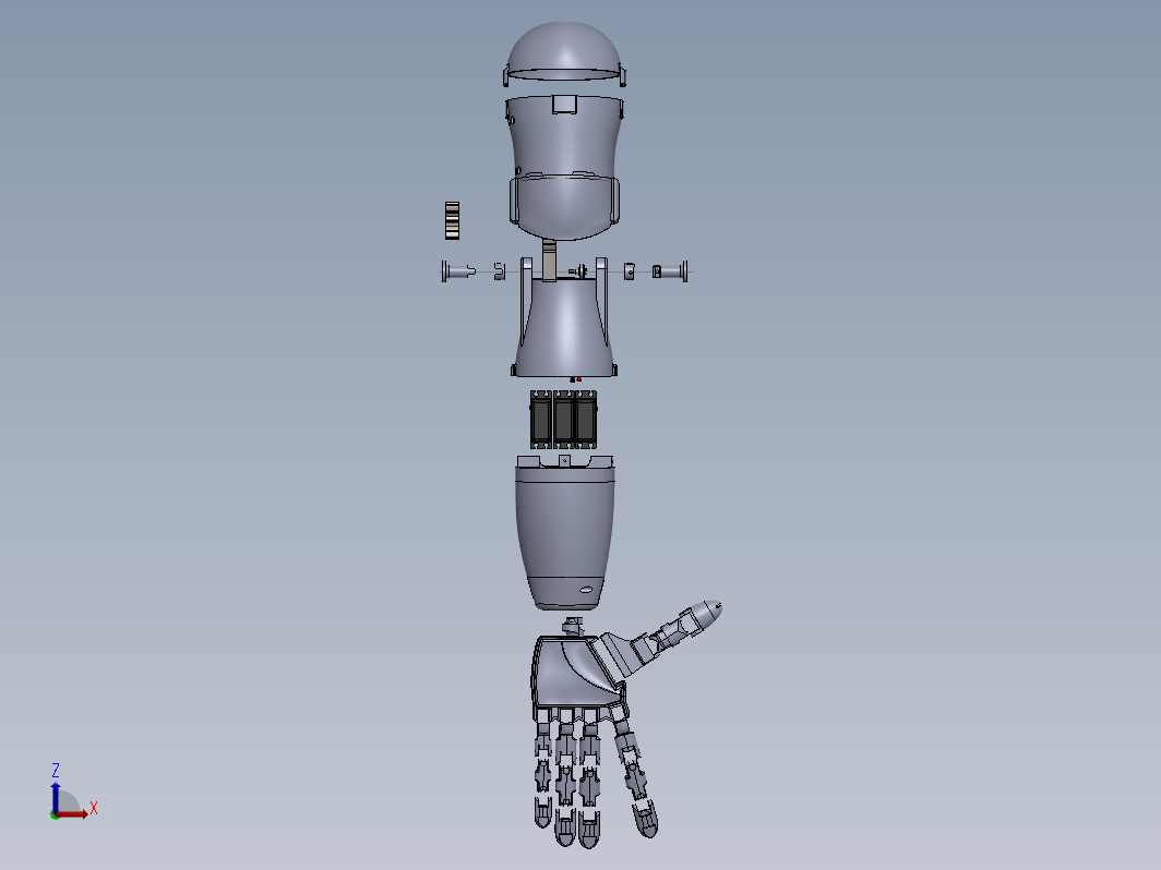 Bionic hand仿生手爆炸模型