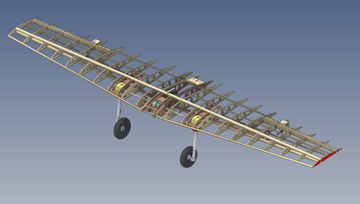 YAK 50 RC 1444mm机翼结构缩略图