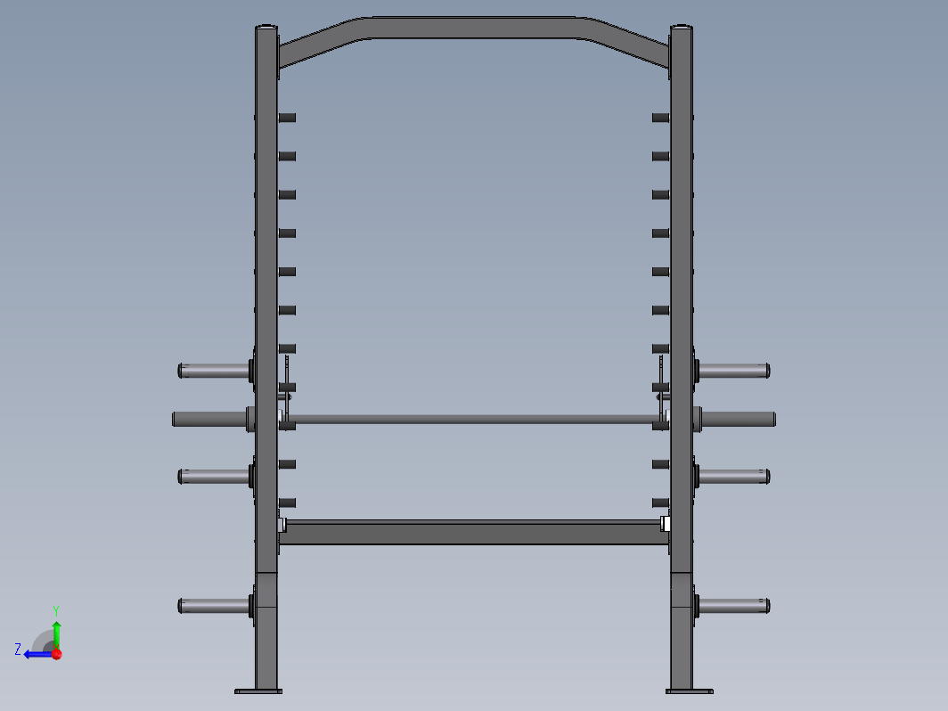 FW161史密斯训练器重量训练健身用器材卧推深蹲