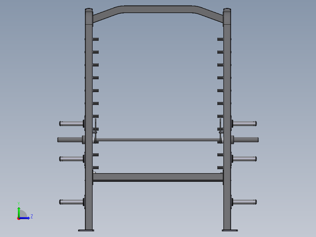 FW161史密斯训练器重量训练健身用器材卧推深蹲