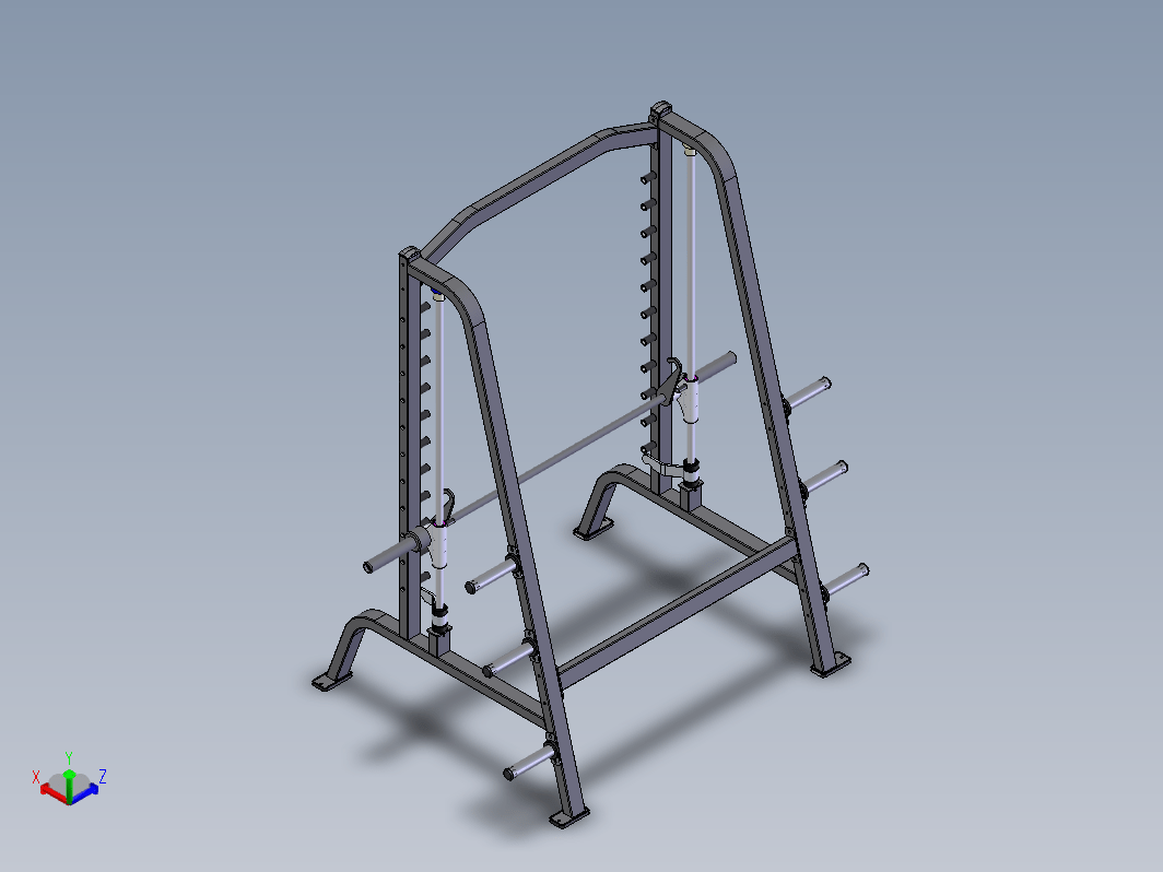 FW161史密斯训练器重量训练健身用器材卧推深蹲