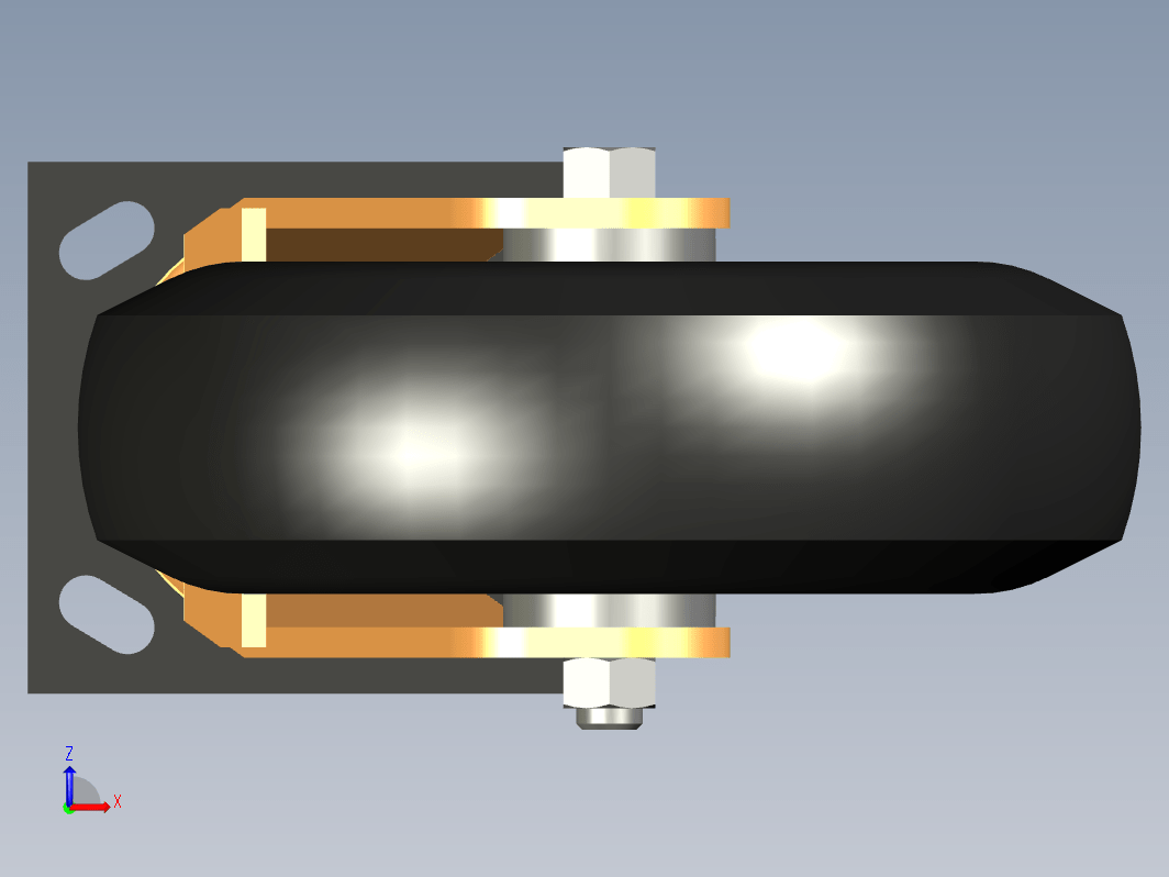 手推车转轮D200mm