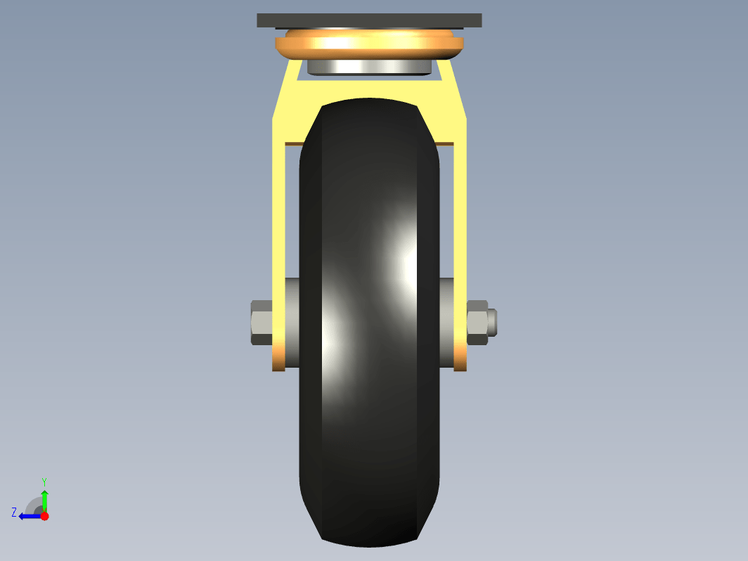 手推车转轮D200mm