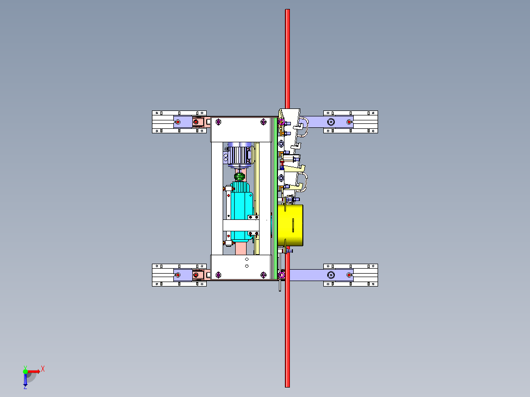 Tractor horizontal轧机机架