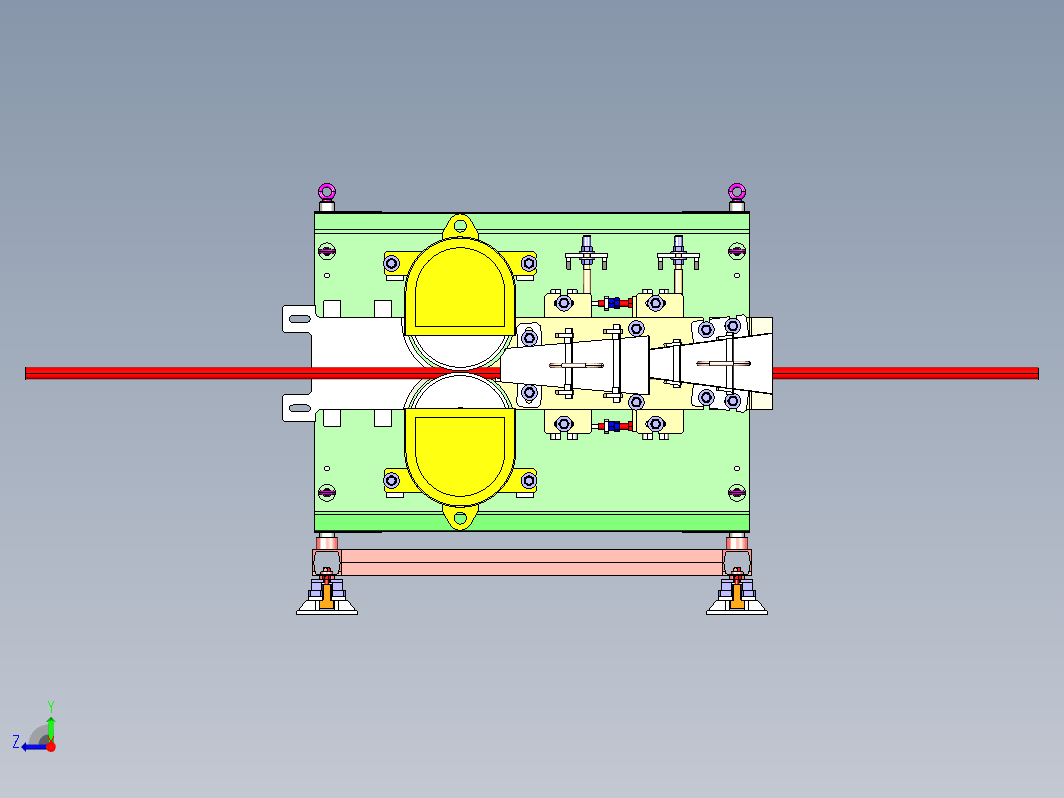 Tractor horizontal轧机机架