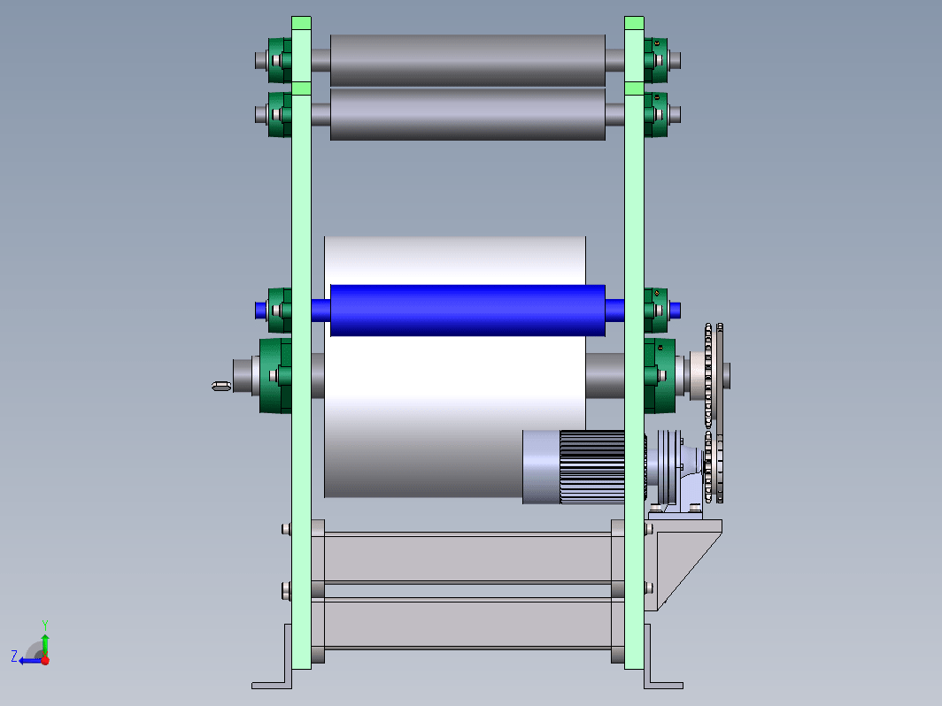 印刷机收纸装置设计(2D+3D+论文)